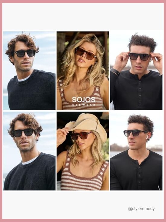 Retro Aviator Polarized Sunglasses with UV400 Protection